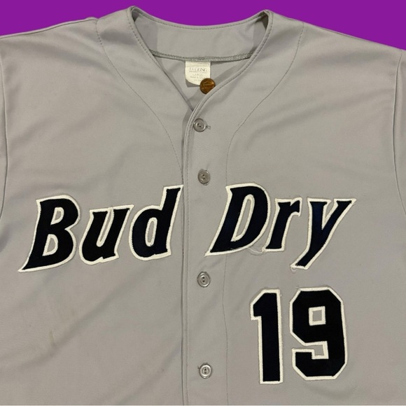 Vintage 90s Bud Dry Baseball Jersey - Picture 3 of 4